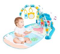 Tapis de jeu de piano de gymnastique d'activité de bébé 5 en 1, tapis sensoriel de temps sur le ventre à utiliser | Système de conception de tissu doux Durable, fonction de Structure de Piano musical