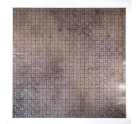 Tapis de Jeu de rôle effaçable à Sec 50 x 50 cm avec Grille carrée - Tapis de Combat effaçable à Sec Compatible avec Jeux de rôle, donjons et Dragons (D&D), Pathfinder - Carreaux