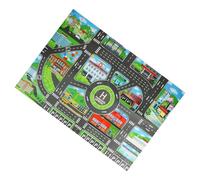 Tapis De Jeu De Voiture - Tapis De Jeu Pour 83x57 Cm | Tapiss De Carte De Rue Polyvalents | Tapiss Enfant Avec Feuille De Route Antidérapante Pour Chambre Et Salle De Jeux