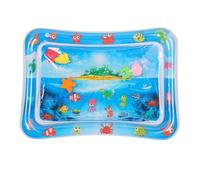 Tapis de jeu d'eau à capteur, tapis de jeu d'eau pour - Tapis d'eau gonflable épaissi pour chat et chien,Tapis de capteur d’eau, tapis de jeu sensoriel d’eau avec des poissons, thème océan de mer, jou