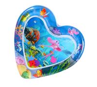 Tapis de jeu d'eau avec capteur pour chat, tapis de jeu sensoriel d'eau pour chat - Tapis de jeu avec capteur d'eau pour animaux de compagnie, jouets gonflables pour chats, jeu de maman avec poissons