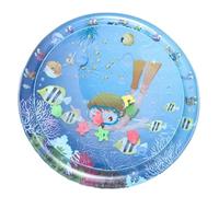 Tapis de jeu d'eau pour bébé | Safe Belly Time Mat Tapis de jeu d'eau gonflable avec couleurs vives, pour l'été, l'intérieur et l'extérieur, temps parent-enfant