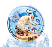Tapis de Jeu d'eau pour Chat,Tapis Interactif Rafraîchissant Anti-Fuite - d'eau Gonflable pour - pour Activités Estivales de Chasse et Tapotement à Domicile