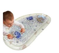 Tapis de Jeu d'eau - Tapis Gonflable d'activités Amusantes avec lumière, De Jeu Sensoriel Aquatique,pour Anniversaire À La Plage Au Gym dans La Cour Sol Extérieur Été Jardin