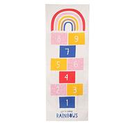 Tapis de Jeu Doux pour bébé, Tapis rectangulaire pour Le Rampage des Nourrissons et des Tout-Petits, Tapis de Jeu en Coton pour Le Sol aux Bords Lisses, Tapis décoratif élégant