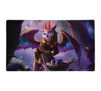 Tapis de jeu Dragon Shield - Tapis de jeu TCG de taille standard avec bords cousus et dos en caoutchouc antidérapant - Tube inclus pour le transport et la protection | Animaux spirituels - The