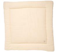 Sauthon – Grand tapis de jeu – Double gaze de coton – Uni pétale beige – TU