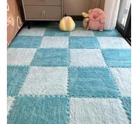 Tapis De Jeu en Mousse, Carreaux De Sol en Peluche, Tapis Puzzle Au Design Charmant, Doux avec Base Antidérapante, Sol De Salle De Jeux pour, Amusant Éducatif pour Chambre À Coucher, Cha