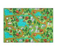 Tapis de Jeu Enfant 140x200cm, Hiking - Tapis Circuit Voiture - Lavable - Antidérapant - Carpet Studio