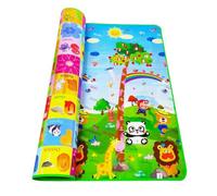 Tapis de Jeu Enfant - Tapis Scolaire Lavable pour Activités - D'Activité Double Face pour Intérieur Extérieur Pique-nique Crèche Maternelle Jeu Motricité Sensoriel