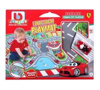 Tapis de Jeu Ferrari Junior City Playmat avec Voiture Jouet - BBURAGO - Multicolore