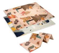 Tapis de jeu HUMBI bébé, tapis d'éveil, mousse XPE, double face, flatbar, imperméable, taille extra, tapis bébé, antidérapant, 120x180, animaux de montagne