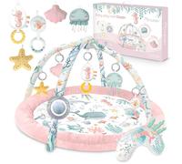 Nukido Tapis éducatif interactif Ocean - Arches amovibles, 7 jouets - Rose Standard Tous publics