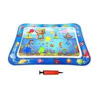 Tapis De Jeu Lit d'eau pour Chat,66x47 cm Tapis de Jeu Sensoriel Gonflable à Eau pour Chat | Plateau Grattoir Antidérapant Jouet Rafraîchissant Imperméable pour Intérieur Voyage Extérieur