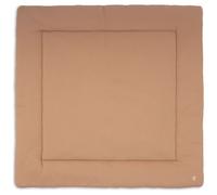 Jollein Tapis de parc - Little Waffle - 100 x 100 cm - Light Terra/Sand - fond de parc - 95% coton 5% élasthanne - certifié OEKO-TEX - ultra doux - tapis d’éveil bébé