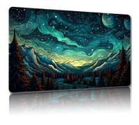 Tapis de jeu Malqiqi pour MTG avec sacs de rangement gratuits, tapis de jeu 24 x 14 pouces, tapis de jeu TCG et de soci t pour cartes, tapis de