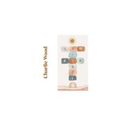 Tapis de jeu marelle aquarelle multicolore TU