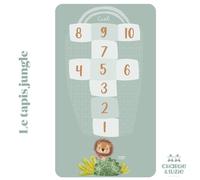 Tapis de jeu marelle lion multicolore TU