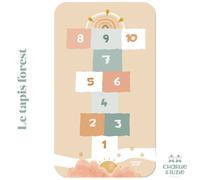 Tapis de jeu marelle renard multicolore TU