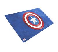 Tapis de jeu Marvel Champions Captain America | Tapis antid rapant en caoutchouc 61 x 35 cm | Con u pour le jeu de cartes Marvel Champions | Comp