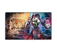 Tapis de jeu Mlikemat Diabellestarr The Dark Witch TCG CCG OCG Tapis de jeu de cartes à collectionner avec zones + sac gratuit (ZD014-064-A)