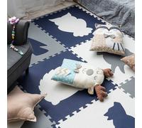 Tapis de jeu mousse à assembler animaux de la fôret multicolore 120X180