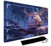 Tapis de jeu MTG, avec sac de rangement étanche noir, taille 60 x 35 cm, avec tapis de jeu Zone MTG bords cousus Tapis de jeu de cartes à collectionner Tapis de jeu TCG (avec zone, 3)