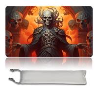 Tapis de jeu MTG + sac étanche gratuit, bords cousus, surface en caoutchouc lisse, MTG PlayMat avec Zone, cartes à collectionner et accessoires (An Original MTG Playmat) (No Zone, ASHIOK, NIGHTMARE