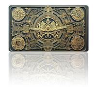 Tapis de jeu MTG + sac étanche gratuit, bords cousus, surface en caoutchouc lisse, MTG PlayMat avec zones (An Original MTG Playmat) (No Zone)