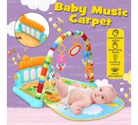 Tapis De Jeu Musical Pour Bébé, Avec Clavier De Piano, Tapis De Gymnastique, Puzzle, Éducation Précoce, Jouet Pour Ramper