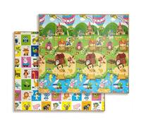 Tapis de jeu pliable milly mally animaux colorés