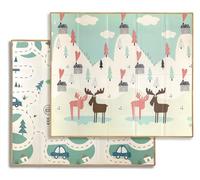 Milly Mally Tapis en mousse pliable Play (Pastel Deer)