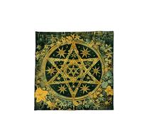 Tapis de jeu portable en velours coloré facile à nettoyer - Nappe de table de divination
