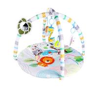 Tapis De Jeu Pour - 75 X 50 Cm, Salle De Sport Éducative Pliable Et Douce, Tapis D'activité Interactif Avec 5 Jouets, Coussin Portable Léger Sur Le Ventre, Protection De Sol Rembourrée | Pour