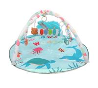 Tapis de jeu pour bébé 2 en 1 Mat Maternelle Pliable Musical de Piano Éducatif à la Peau Douce pour Nouveau-né