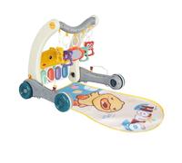 Tapis de jeu pour bébé avec piano, Tapis de jeu, Tapis d'activités bébé 0 à 12 mois, marcheur d'apprentissage garçon et fille, apis d'éveil bébé évolutif -72 * 43,5 * 42,5 cm-Gris