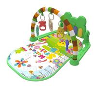 Tapis de jeu pour bébé | Centre d'activités pour bébé avec musique et lumière Tapis de jeu gymnastique sûr et facile avec pendentif hochet Planche réglable amovible pour nouveau-nés tout-petits