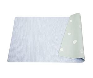 Tapis de jeu pour bébé DWINGULER SLIM - Drizzling - Medium 180 x 140 x 8 mm - Réversible, doux, sans substances nocives, imperméable, antidérapant, certifié CE