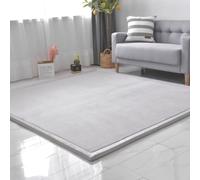 Tapis De Jeu Pour Bébé En Velours Corail, Tapis De Jeu Antidérapant Pour Ramper Et Jouer, Tapis De Jeu Antidérapant Pour Tout-petits Et Nourrissons, Tapis De S, Silver Gray, 130*190CM/51.18*74.80INCH