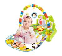 Tapis de jeu pour bébé - Gymnase pour bébés - Fosse de tapis de gymnastique d'activité avec tapis détachable avec jouets sensoriels pour le nouveau-né tout-petit pour développer la motricité et la cog