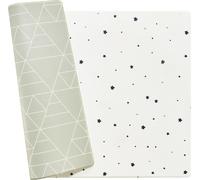 Tapis de jeu pour bébé VEVOR, 139,7 x 200,8 cm, tapis d'éveil pour bébé, tapis de jeu souple antidérapant d'une seule pièce, tapis de sol enroulable et réversible, tapis de jeu d'activité imperméables