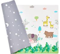 VEVOR Tapis de Jeu Doux pour Bébé Enfant Rampant au Sol Maison 2,1x1,4 m 2 Côtés