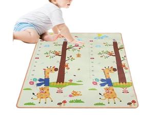 Tapis De Jeu Pour Chambre | Tapis Éducatif et Ludique pour Chambre - Double Face Activités Intérieur Extérieur Crèche Maternelle Sensoriel Jeu Motricité Pratique
