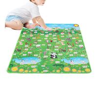 Tapis De Jeu Pour Chambre | Tapis Éducatif et Ludique pour Chambre | Double Face Activités Sensorielles Intérieur Extérieur Crèche Maternelle Maison