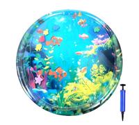 Tapis de jeu pour chat, tapis d'eau pour chat | Tapis de jeu pour coussinets sensoriels vous aime, jouet interactif pour coussins de refroidissement, tapis épaissis avec pompe, fournitures pour