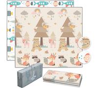 Tapis De Jeu Pour Enfant Tapis De Sol Xxl En Mousse Epais Pliable Reversible - Tapis D'éveil Pour Bébé - Tapis De Motricité Favorisant Le Développement Sensoriel Cadeau Bébé