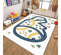 Tapis de Jeu pour Enfants, Idéal pour Les Jeux éducatifs sur la Circulation routière et la Vie Urbaine, Tapis de Jeu interactif avec Voitures et Routes
