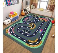 Tapis de Jeu pour Enfants, Idéal pour Les Jeux éducatifs sur la Circulation routière et la Vie Urbaine, Tapis de Jeu interactif avec Voitures et Routes
