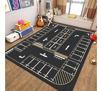 Tapis de Jeu pour Enfants, Idéal pour Les Jeux éducatifs sur la Circulation routière et la Vie Urbaine, Tapis de Jeu interactif avec Voitures et Routes