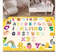 Tapis De Jeu Pour Enfants, Tapis De Salle De Classe Abc, Antidérapant, Mignon, Alphabet, Tapis De Sol Pour Enfants, Tapis De Salle De Jeux Pour Chambre D'enfants, Salle De Jeux-80x120cmcm-1
